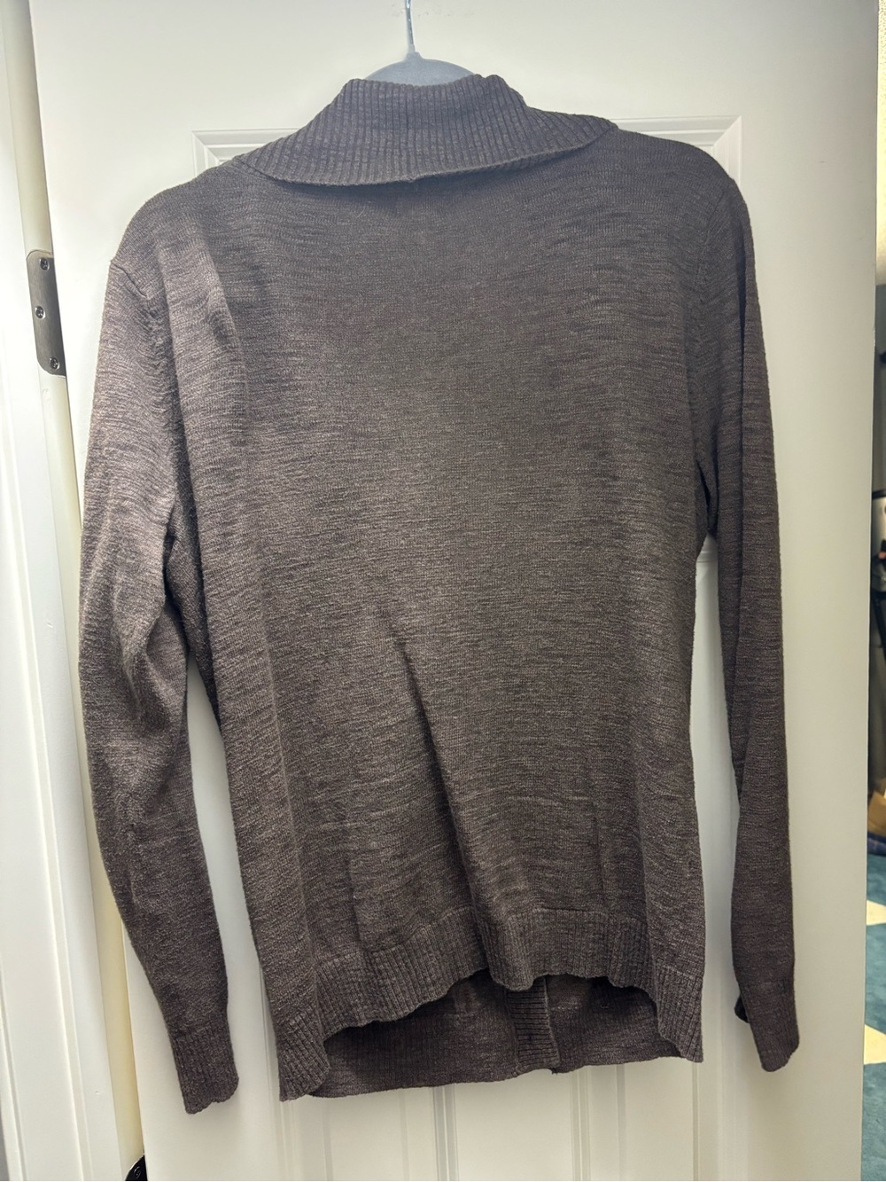 Mossimo Supply Co. Brown Shawl Collar Button-Front Cardigan - Picture 4 of 4